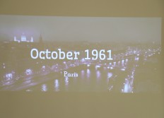 إحياءً للذكرى الرابعة والستين ليوم الهجرة المخلّد لمظاهرات 17 أكتوبر 1961 بباريس،